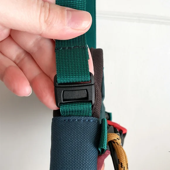 Topo Designs Red and Blue Messenger Bag - Picture 5 of 7